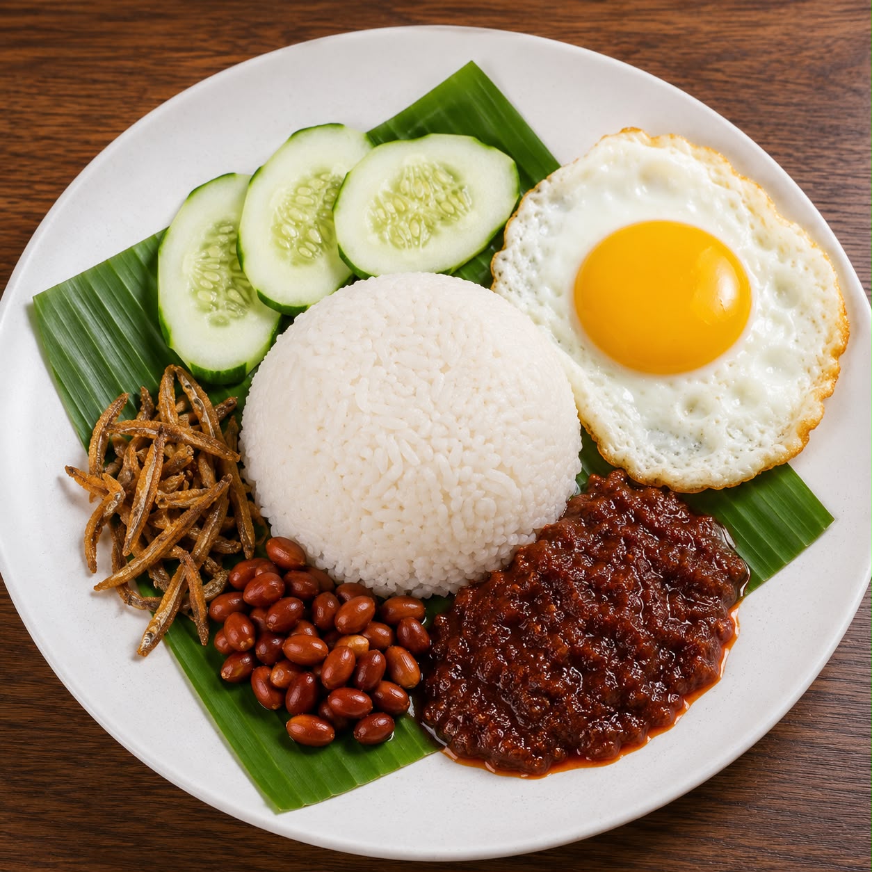 Nasi Lemak Telur Mata
